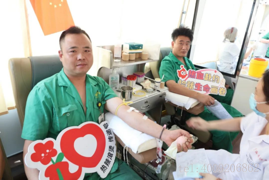 點滴聚愛心，公司組織開展公益獻血活動(圖4)